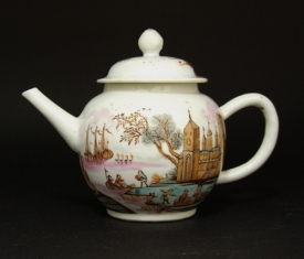 Meissen style teapot made in China - courtesy R&G McPherson Antiques