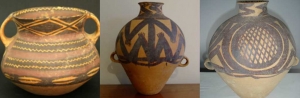Majiayao bulbous pots 2,300-2,000 BC - courtesy R&G McPherson Antiques