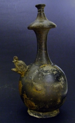 Tang Buddhist water sprinkler, original Indian metalwork - courtesy R&G McPherson Antiques